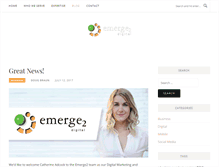 Tablet Screenshot of blog.emerge2.com